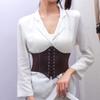 Corset de damă centură gotică din piele PU pentru femei corset cu șireturi centuri de slăbire talie corset vintage curea neagră lată pentru fată