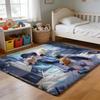 Floor Mat Soft Flannel Rug Non Slip Absorbent Mat for Bathroom Bedroom Home Decor A Azur Lane