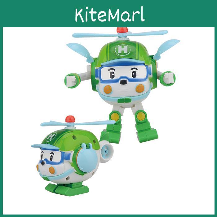 Complete Set Of 4pcs Robocar Poli Ambe Roy Helly Transformer Toys For Kids Easter Decoration