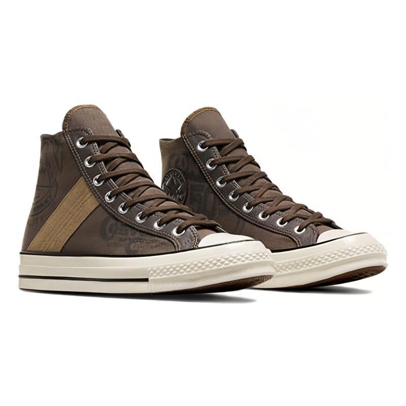 Converse Chuck 70 Plus Comfortable Classic High Top Espadrilles Unisex Brown
