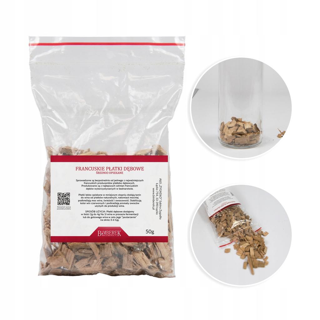 Medium Toasted French Oak Flakes 50G For Wine Better Taste And Aroma