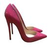 European and American New Sexy Plus Size Pointed-toe High Heels Stiletto Single Shoes Women's Shoes 12 Cm