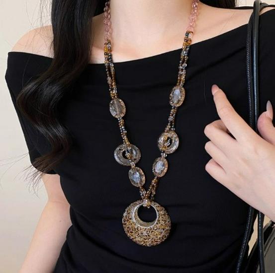 Y2K Spicy Girl Dark Star Leather Choker Necklace - Pure Desire Clavicle Chain