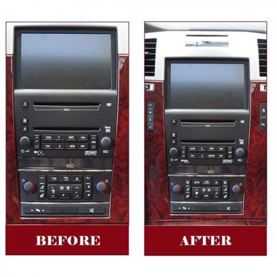 Control Climate Worn Button Repair Decal For Cadillac Escalade EXT ESV 2007-2014