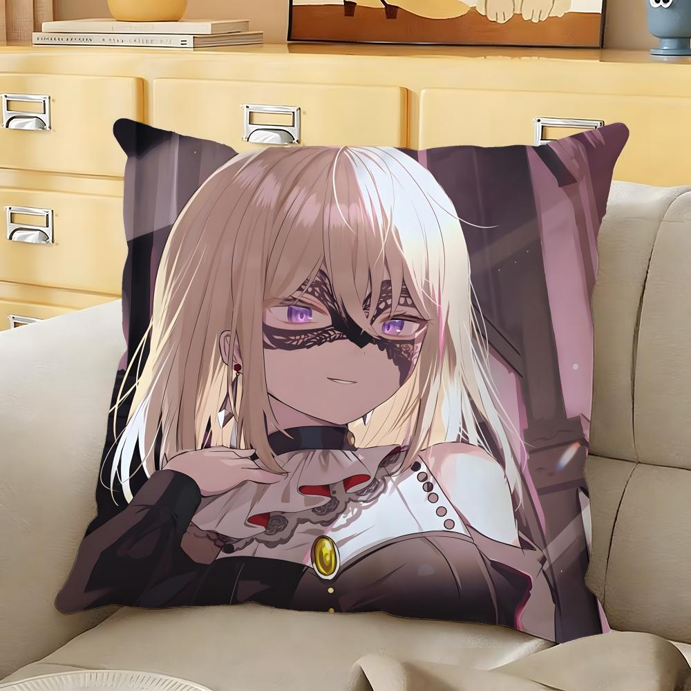 Anime AAve MMujica Cushion Cover Soft Durable Reversible Pillow Cover Home  Car MultiScene Daily Comfort Pillowcase