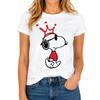 Peanuts Snoopy King Dog Crown Retro 80s 90s Cartoon Official Women's T-Shirt