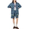 Timberland Tokyo Design Collective Casual Classic Simple Vintage Plaid Short Sleeve Shirt Unisex shirts TB0A6J7FE58