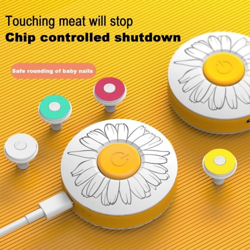 Electric Baby Nail File - Baby Nail Clippers, Safe Baby Nail Clippers | Built-in 600mAh Battery, Electric Baby Nail File, Gentle Baby Nail Clippers, S