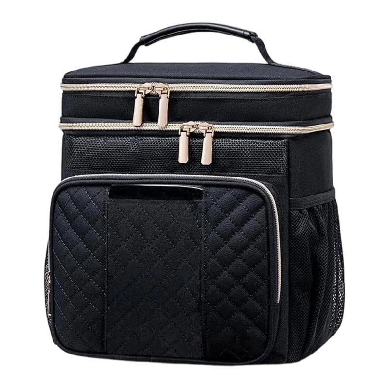 Reinforced Hook Bathroom Hanging Bag for Cosmetics Toothbrush Organization Multi Compartments Storage Organiser