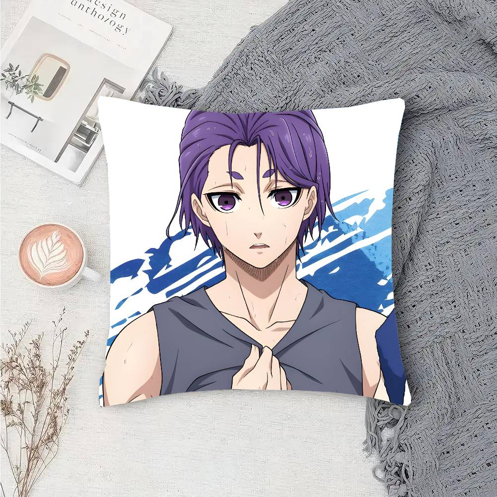 Reo Mikage Anime Blue Lock Pillow Case Sofa Cushion Cover Room Home Decoration