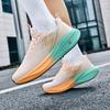2025 New Carbon Board Running Shoes Summer Mesh Breathable Lightweight Shock-absorbing Popcorn Bottom Youth Sports Shoes