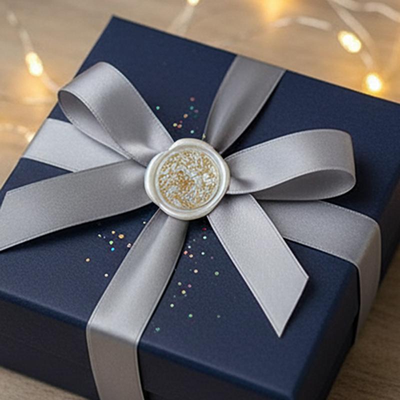 1pcs Fire Lacquer Glitter Wax Seal DIY Wax Steel Stamps Painted Paste Invitation Card Decor Invitation Seal Coloring SB0128