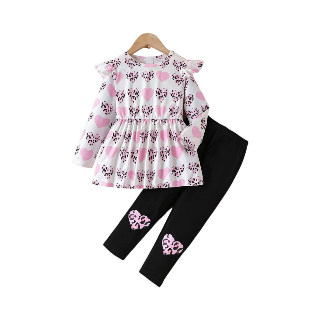 Kids' Long-Sleeve Top Set - Casual, Stylish & Versatile Children's Outfit