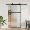 VidaXL Sliding Door with Black Hardware Kit 90x205 Cm, Sliding Door On Rail, Interior Sliding Door, 3375815