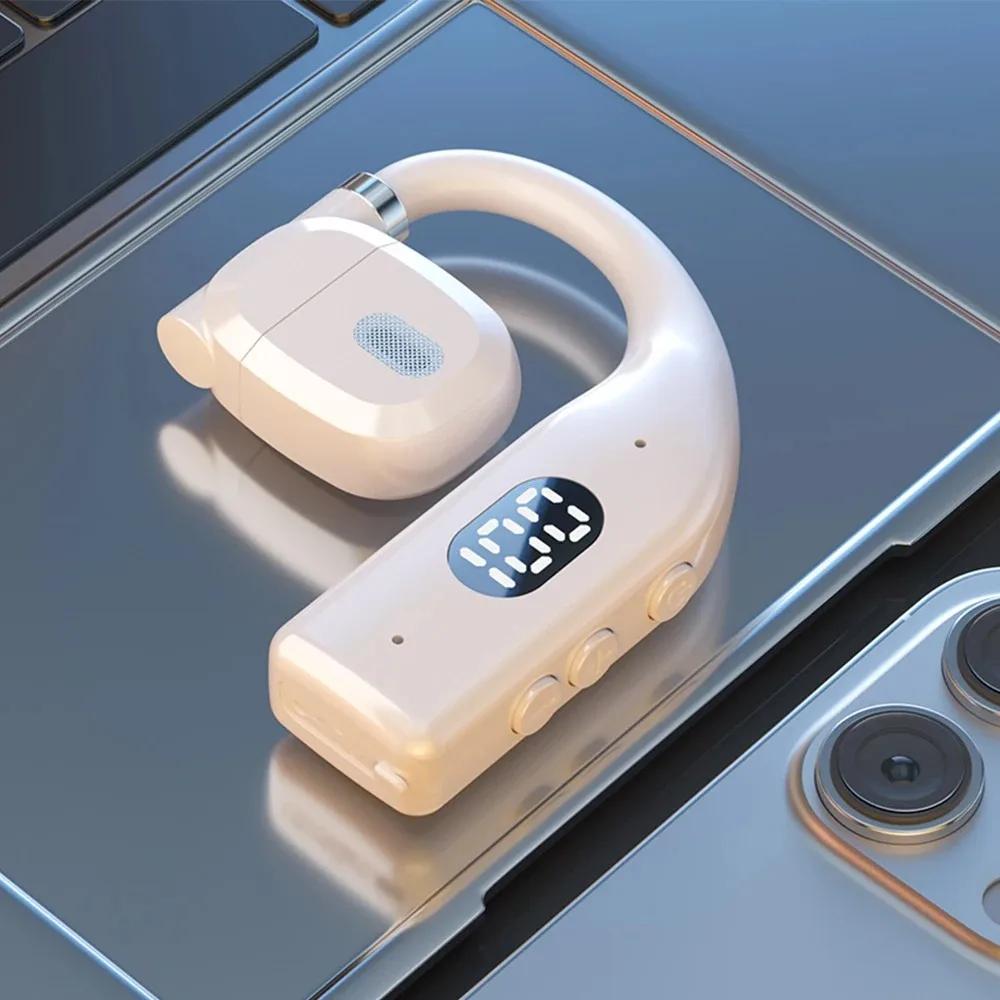 

Bluetooth 5.3 Навушники з гачком на вухо Навушники 180° Обертання Hi-Fi Стерео Спортивна Бездротова Гарнітура Водонепроникний Навушник для Xiaomi iPhone