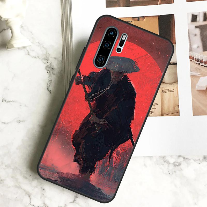 Samurai For Huawei Nova 12i 12s 11i 8i Y73 Y72 Y61 Y91 Y90 Y70 Y60 9 10 SE P30 P40 Lite P60 Pro Case