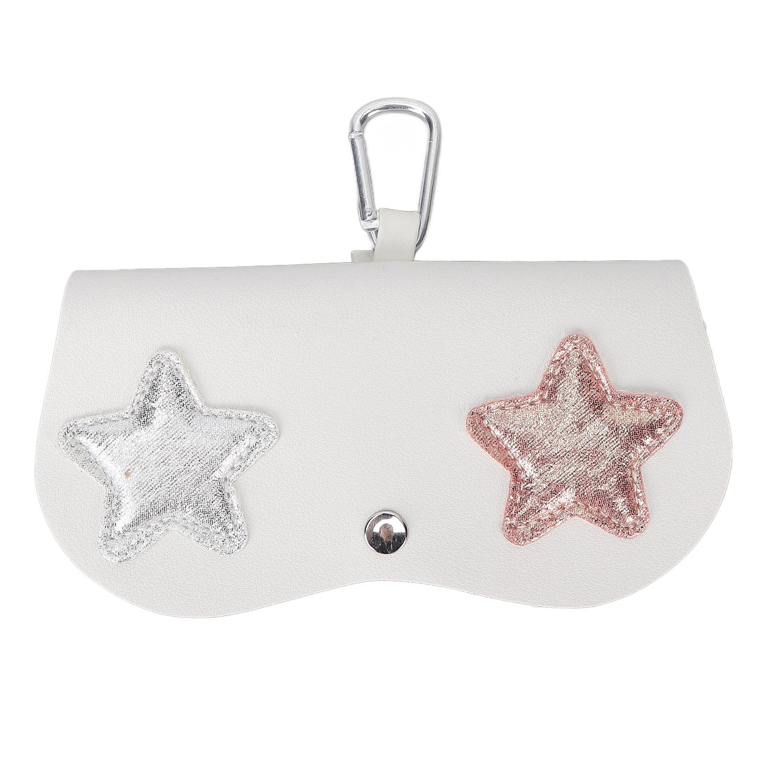 

Glasses Bag Five Pointed Star Pattern Portable Glasses Storage Decoration Bag