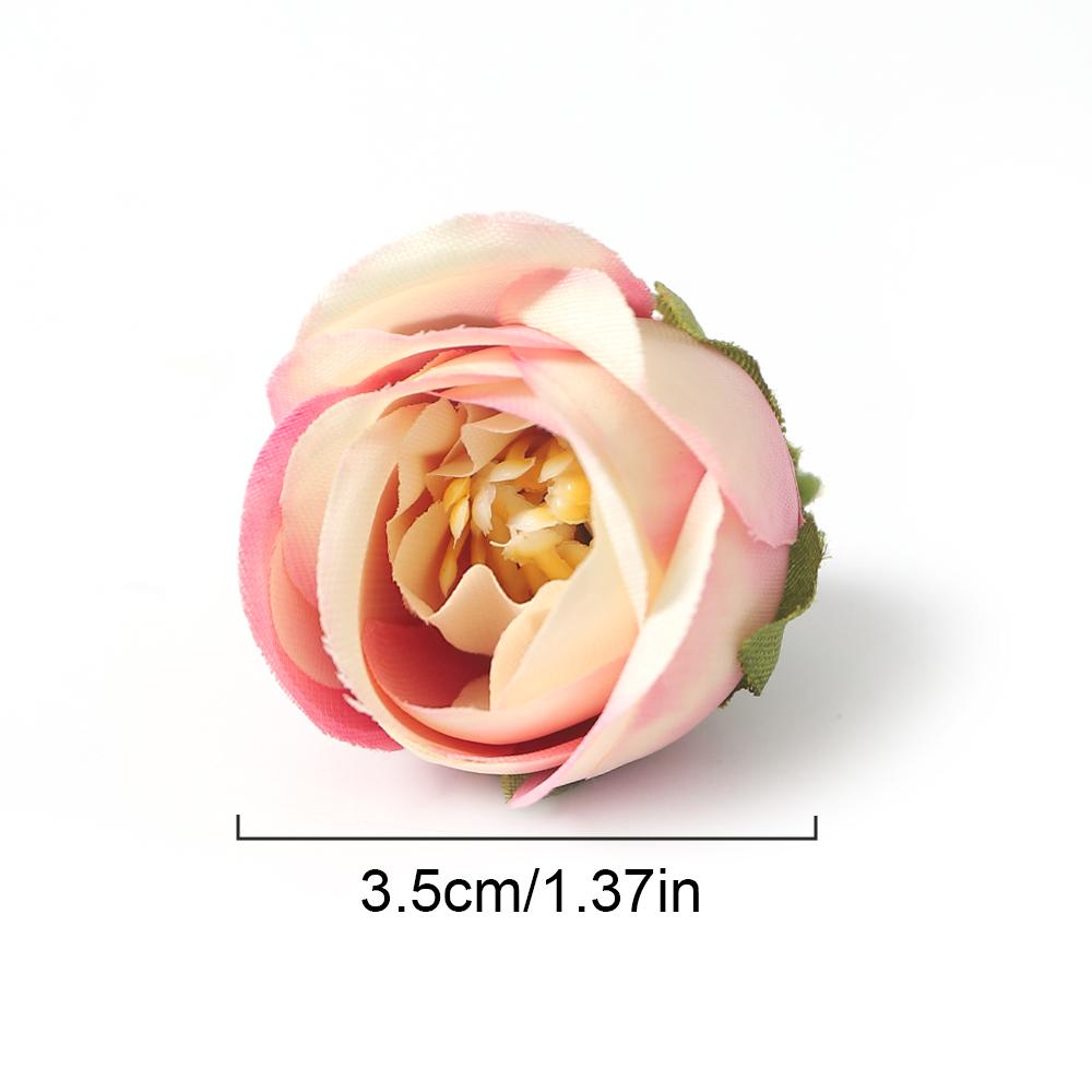 10/20Pcs Small Stamen Rose Artificial Flower Head Fake Flower for Home Decor Bride Clothing Craft Gift Garland Wedding Decoratio
