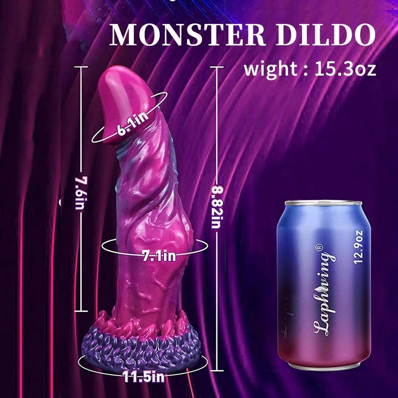 Realistyczne uczucie miękkiej skóry silikonowe Dildo wielki penis z mocną przyssawką potwór damski masturbator zabawki erotyczne dla kobiet