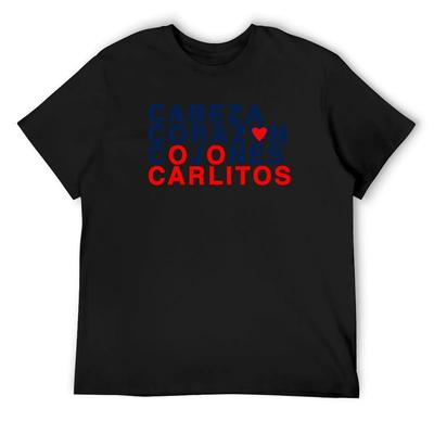 Cabeza, Corazón, Cojones, Carlitos T-Shirt Animal Prinfor Boys Baggy Shirts Street Wear Short Sleeve Tee Men