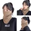 Fashion Windproof Winter Warm Mask Thickened Soft Neck Protection Cover Hanging Ear Face Mask Ski Scarf Mask Outdoor