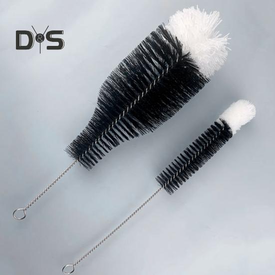 1/2Pcs Soda Bottle Cleaning Brush with Gentle Bristles Easy To Clean Stainless Steel Rod Wine Glasses Dishwasher Cleaning Brush