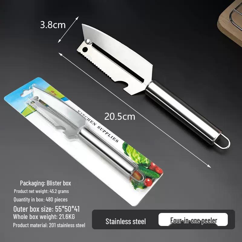 Multifunctional Stainless Steel Apple Peeler and Scraper