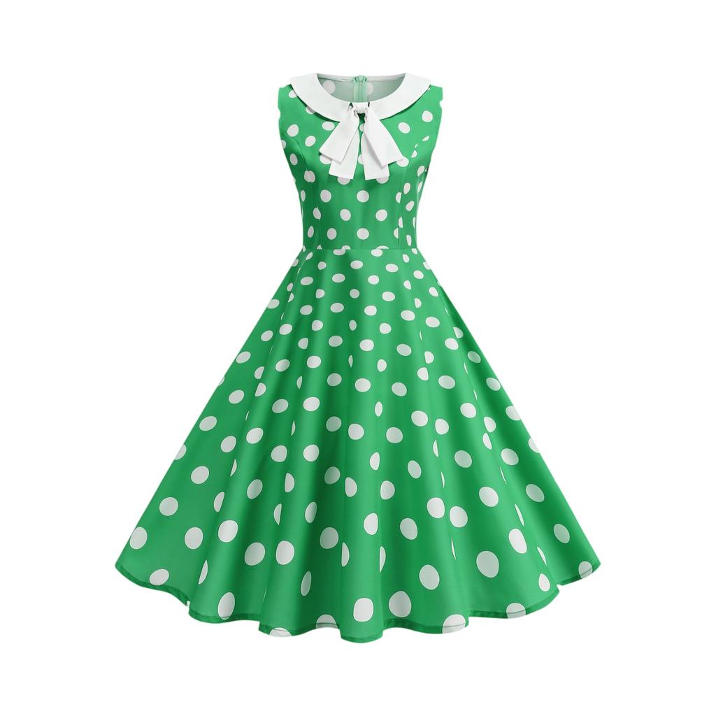 Női divatos színes ujjatlan ruha