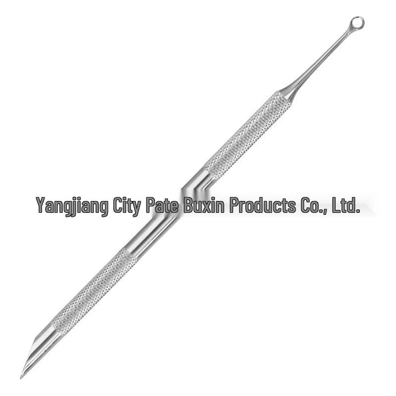 Russian Style Double-Ended Cuticle Pusher & Fork Nail Tool Set