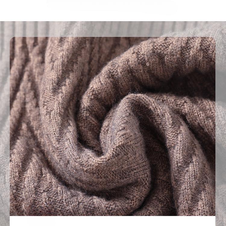 Ženy Dlouhý Zahuštěný Svetr Podzim Zima Volný Střední a starší Polovysoký výstřih Vycpaný spodní díl Matka Módní košile Topy