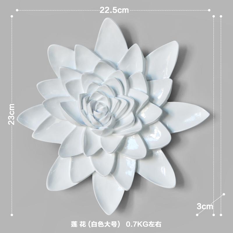 Creative Flower Style Wall Resin Retro Living Room Goldfish Pendant Porch Wall Decoration Wall Decoration Home Decoration