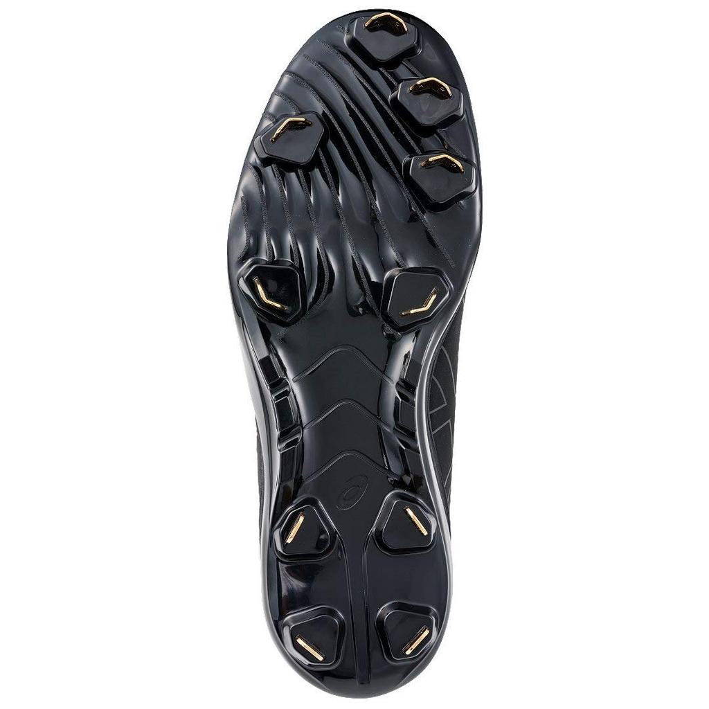 Baseball Metal Spike Shoes Speed Axel SM Cm [Asics] Black/Black 27.5
