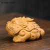 Chinese Lucky Golden Toad Statue Ornaments Yixing Purple Clay Tea Pet Handmade Sculpture Tea Set Decoration Desktop Decors