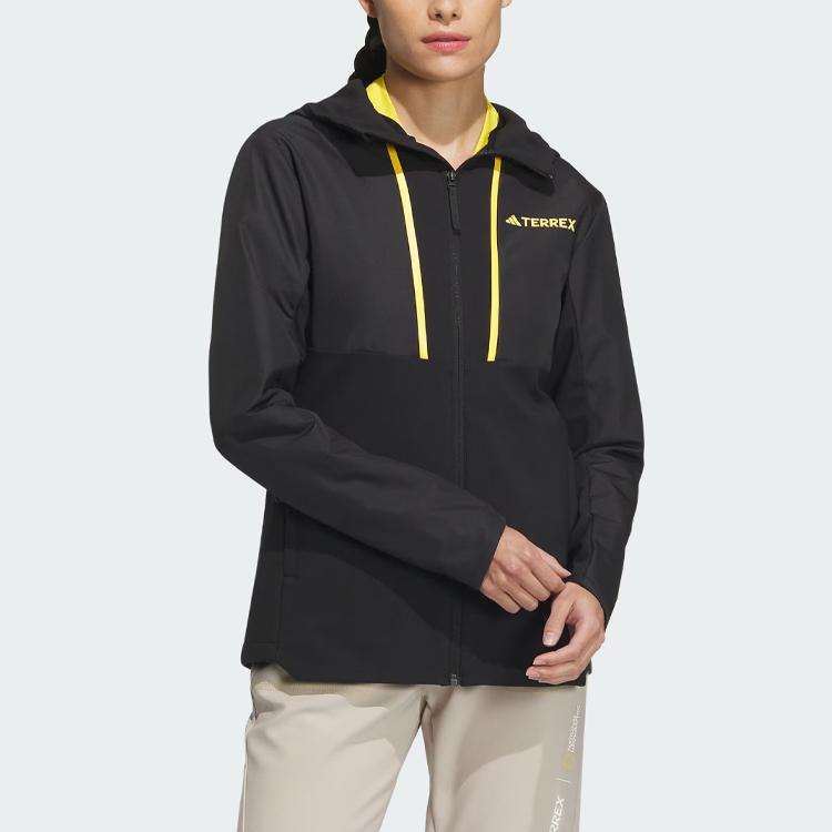 adidas Giacca Softshell Color Block Sport Outdoor Collaborazione X National Geographic Giacche Donna Nero IU2687