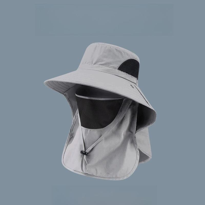 Outdoor UV Protection Bucket Hat Lightweight Sun Hat with Neck Flap | UPF 50+ Coverage for Hiking Fishing