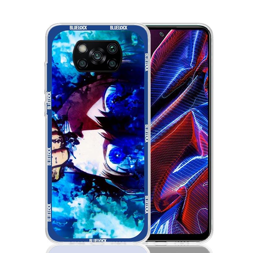 Football Anime Blue Lock Phone Case For Xiaomi Poco X7 X6 X5 Pro F7 Ultra Redmi 15C 15 13 13C 12 12C 10 10A 10C 9 9A 9C 9T Cover