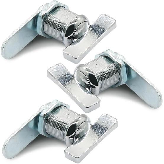 12 Pcs Cam Lock Thumb Operated Cabinet Lock 7/8  Non-Locking Compartment Lock for Camper, Vehicles, RV Compartment Door 3 PCS