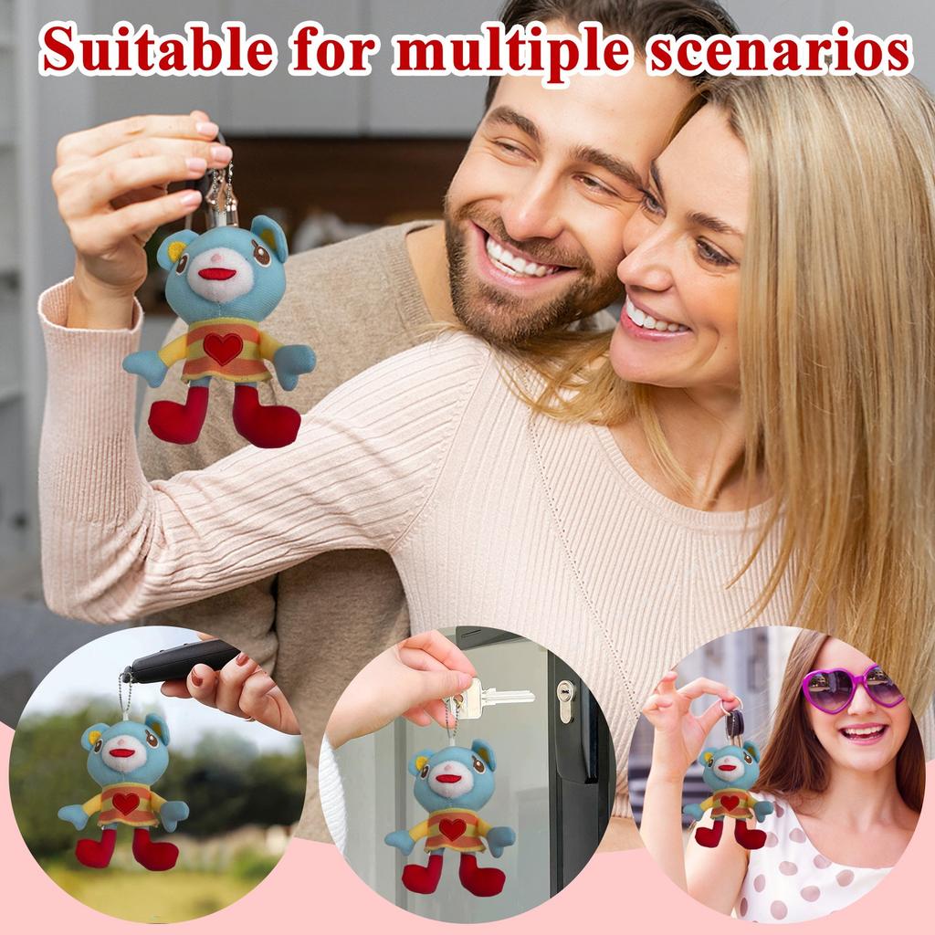 Cute Plush Pendant Toy With Soft ,Perfect For Bags, Keys, Adding Charm And Warmth To Daily Life.