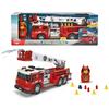 Dickie Camion De Pompiers Télécommandé À Échelle Extensible Rouge – Sons, Lumières Et Projection D'eau