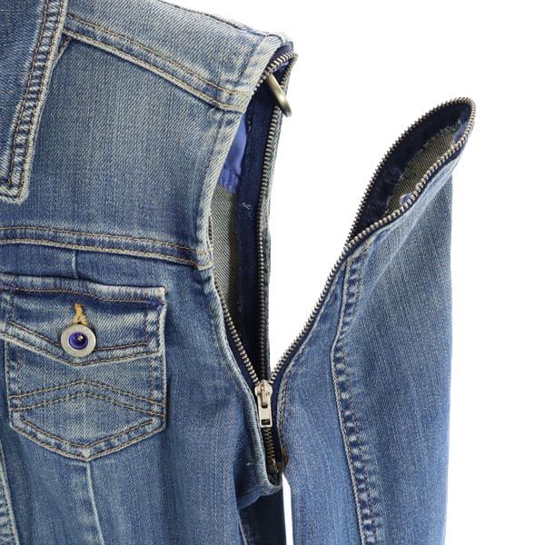 ARMANI JEANS 2WAY Denim Jacket S G Jean Women Used