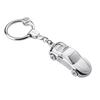 Rockyu Keychain Car-shaped LED Light Made Zinc Alloy Cute Mini Car Design Men Available Multiple Colors Key Ring Stylish Easy Carry Small Item Ideal