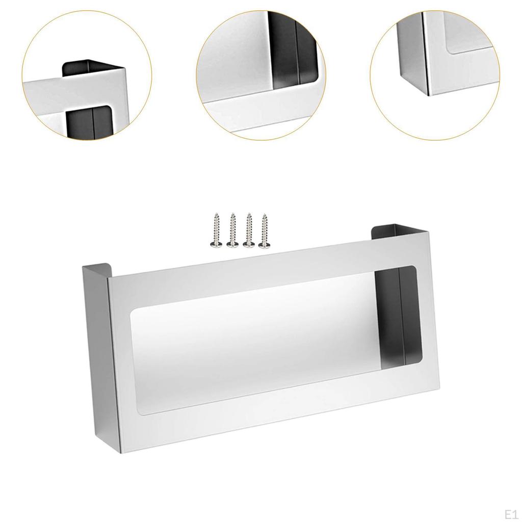 Handschuhspender Edelstahl 4 Fächer Serviettenaufbewahrung Handschuh-Organizer, Box für