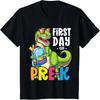 Kinder Erster Tag im Kindergarten Dinosaurier Erster Schultag Jungen T-Shirt