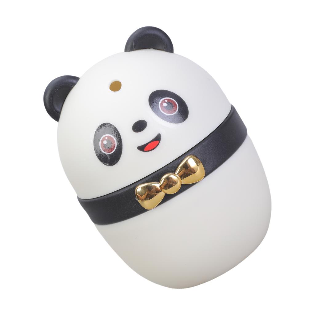 Adorable Panda Shaped Toothpick Dispenser Convenient Press Mechanism Perfect for Home Dining Tables and Restaurants
