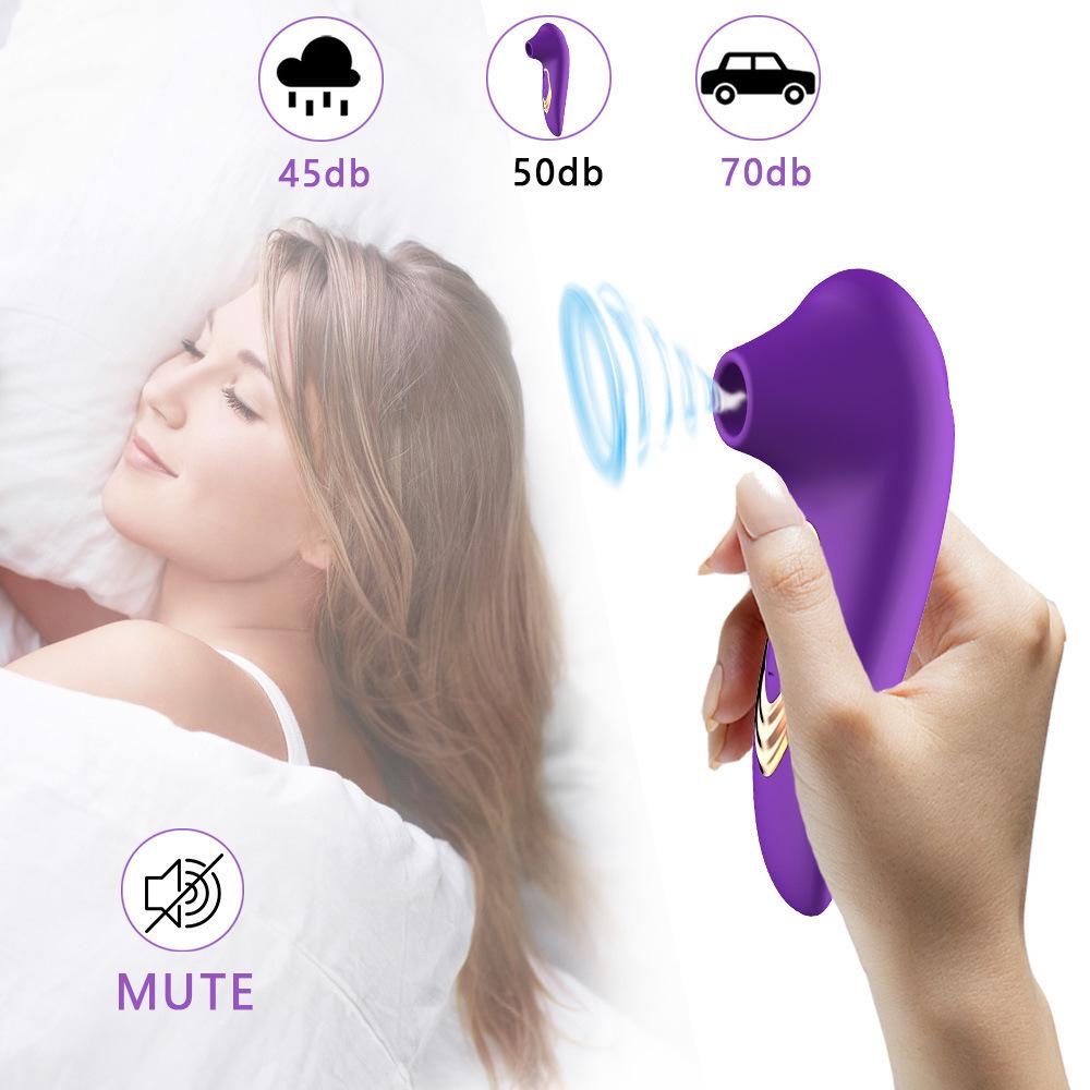 Rose 5-Mode Silent Suction Vibrator for Women - Instant Orgasm & Self-Pleasure