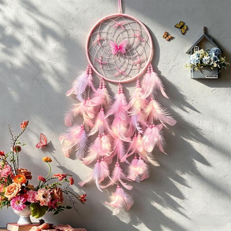 Dreamcatchers Bohemians Dream Catcher Wall Decors for Bedroom Dorm Room Decors Feathered Hanging Ornament Festival Gift