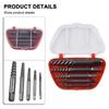 Compact Broken Screw Extractor Multifunctional Broken Bolt Remover Screw Extractor Kit  Sink