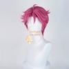 Saja Boys Abby Cosplay Paruka Růžová 30cm Paruka Jinu Baby Abby Romance Mystery Cos Anime Paruka Pro Muže Žáruvzdorné Syntetické Vlasy