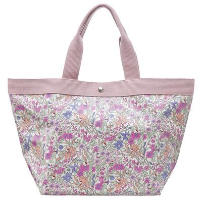 Torba typu tote w rozmiarze L Sanrio Characters Liberty Print Duża pojemność Duża torba kompatybilna z formatem A4 Stylowy, ładny wzór kwiatowy Wyprodukowano w Japonii Cześć