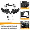 1x Gloss Black Front Spoiler Fairings Wind Deflector For Kawasaki Z900 2020-2024